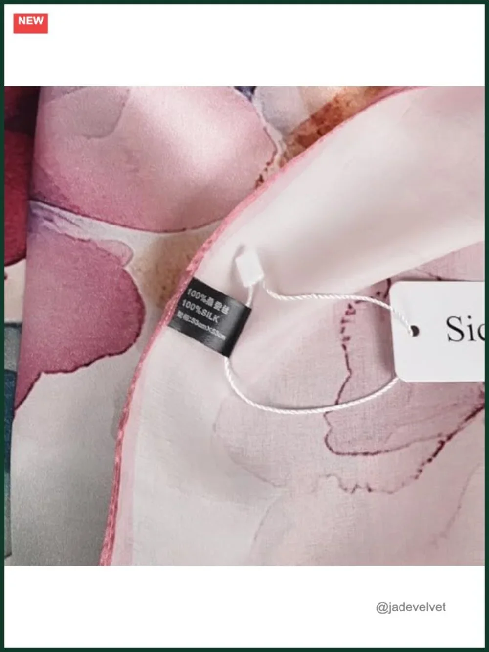 100% Mulberry Silk Neck Scarf 21